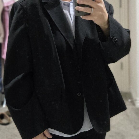 Talbots 22W Petite Black Blazer - Stretch - Picture 5 of 8